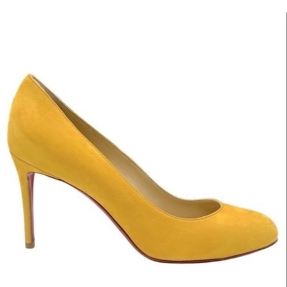 Christian Louboutin Fifi Nabuk 85 mm Suede Round toe Pumps